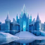겨울왕국 속 얼음과 눈의 표현 기술 - **Prompt 1: Elsa's Ethereal Ice Castle**
    "A stunning, highly detailed, wide-angle shot of Elsa's...